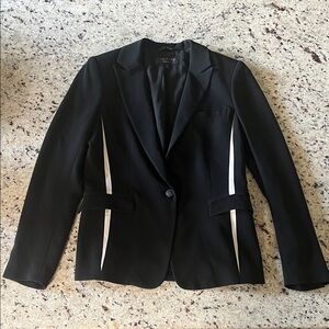 Rag & Bone Black Blazer with White Detailing